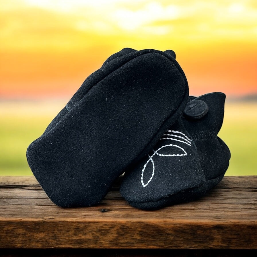 Suede Kids moccasins (6-12m)