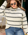 Amelia Sleeve Drop Shoulder PLUS Sweater