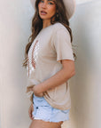 Checkered Baseball Graphic Tee