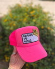 Jesus is King patch trucker hat -clearance