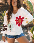 Mabel Flower Sweater
