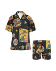 Vintage Cowgirl Collage Western Pajama Set