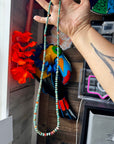 33” Graduated Turquoise & Spiny Oyster Necklace