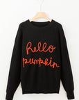 Hello Pumpkin Graphic Sweater