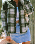 Emma Snap Colorblock Plaid Shacket