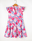 Abigail Ric Rac Flutter Sleeve Dress