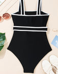 Celine Edge Belted One Piece Swimsuit