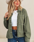 Isabella Collared Front Boyfriend Jacket