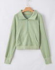 Fleece Lined Zip-Up Sweatshirt