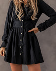 Leia Long Sleeve Shirt Mini Dress