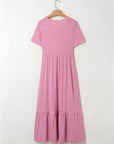 Nala T-shirt High Waist Pocketed Long Dress
