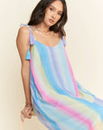 Ombré Rainbow Maxi with Tassles