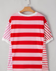 Sloan Stripe Side Split Loose Top