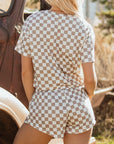 Checker T-Shirt and Skort Set