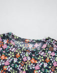 Floral Sheer Mesh T-Shirt