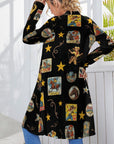 Vintage Cowgirl Collage Western Lightweight Cardigan