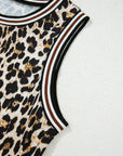 Yara Leopard Sleeveless Maxi Dress