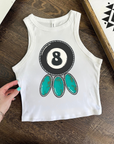8 Ball Cropped Tank