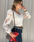 SALE The Stella Sweater in White