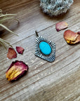 Big Pendant -Turquoise & Sterling Silver