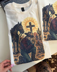 Praying Cowboy TEE or CREWNECK