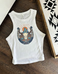 Desert Horseshoe Cropped Tank