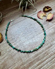 Choker Green Nugget Turquoise Choker