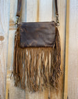 Horse Cowhide & Fringe Crossbody