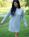 Quincy Textured Long Sleeve Dress