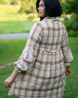 Dana Plaid Babydoll Dress