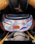 HOLOGRAPHIC SADDLE SACK XL