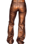 SIGNATURE TROUSERS - BRONZE METALLIC