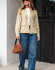 Phoebe Textured Zip Up Jacket