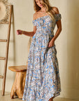 Bria Off Shoulder Maxi Dress
