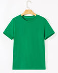 Plain Crew Neck Tee