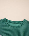 JOLLY Corded Top and Pocketed Pants Set
