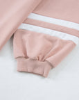 Varsity Stripe Top and Drawstring Pant Set