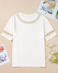 Madilynn Lace Crochet Casual Top