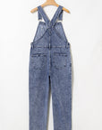 Piper Denim Straight Leg Jumpsuit with Pockets