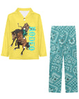 Rodeo Cowboy Boy's Western Pajama Set
