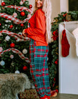 Eleanor Christmas Plaid Pajamas Set