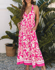 Alicia Floral Backless Maxi Dress