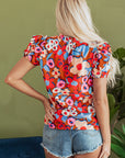 Lyric Flower Self Tie Blouse