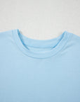 Plain Crew Neck Tee