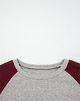 Colorblock Raglan Long Sleeve T-Shirt