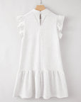 Baylor Flutter Sleeve Crew Neck Shift Dress