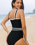 Celine Edge Belted One Piece Swimsuit