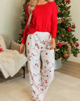 Christmas Long Sleeve Top and Pants Lounge Set