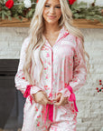 Paisley Tie 2pcs Pajama Set