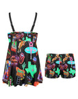 Neon Rodeo Swim Dress & Shorts Set